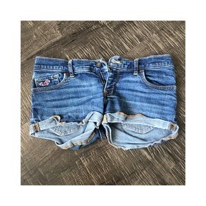 Low Waist Denim Shorts